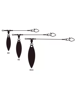 DECOY DECOY BLADE LEADER (2 PACK) WILLOW LEAF