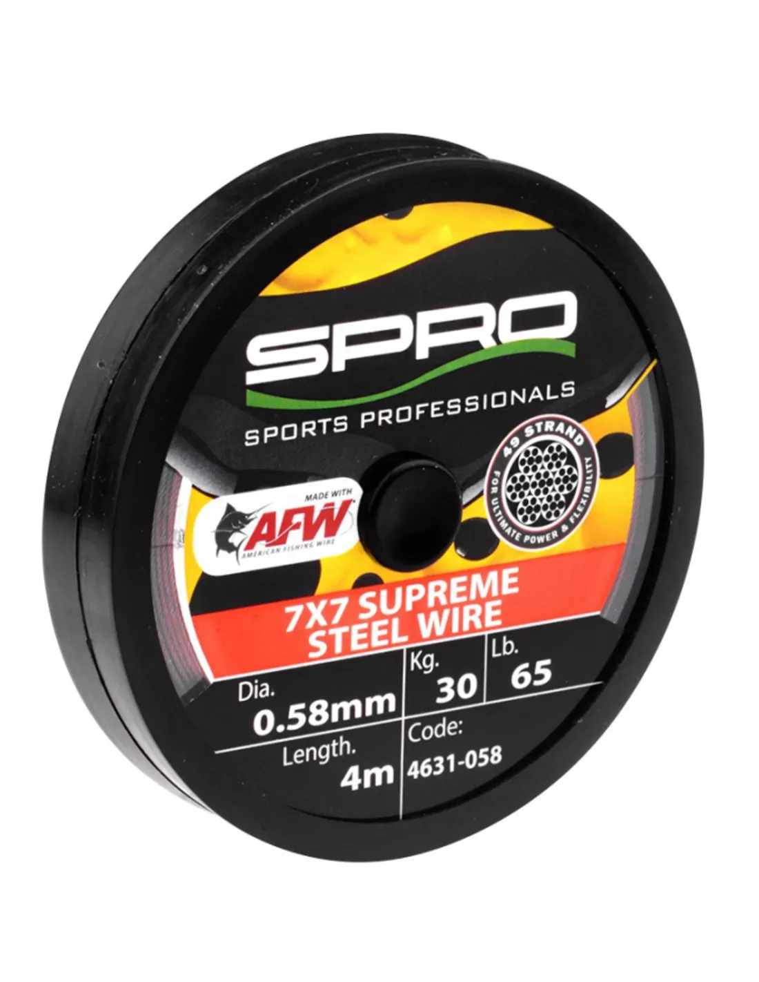 SPRO 7x7 SUPREME STEEL WIRE (4 MTR) AFW 4 SPRO 7x7 SUPREME STEEL WIRE (4 MTR) AFW - Afbeelding 2