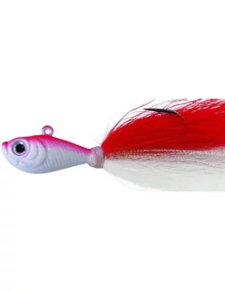 SPRO BUCKTAIL JIGS - RED & WHITE